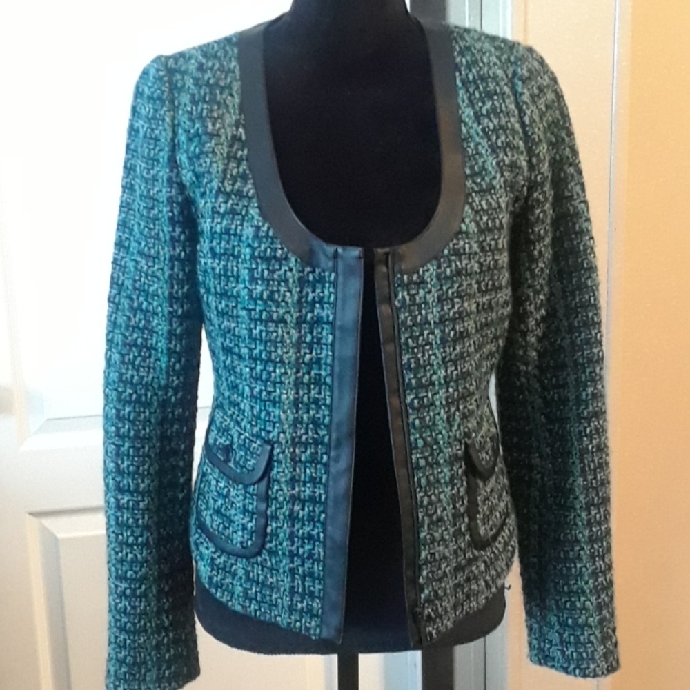 Hinge Nordstrom Tweed Blazer Wool Blend